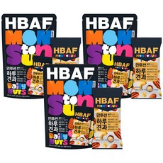 HBAF 먼투썬 하루견과 블랙, 200g, 3개 20g, 30개