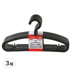 KEYWAY 聯府 兒童英吉衣架 F630 30入組 兒童衣物收納 塑料衣架, F-630 顏色隨機, 3組
