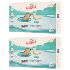 RedRoot 乾燥片織物柔軟精香草棉香味原創產品, 2個, 50張