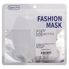 愛北鼻 冰絲防曬口罩 1片, 淺灰色, UPF50+防曬, 3.0冰感面料, 涼爽透氣