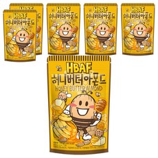 HBAF 杏仁果 蜂蜜奶油口味, 190g, 6包