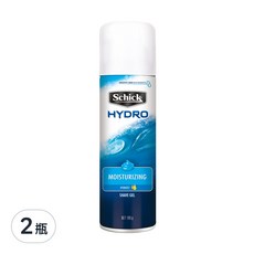 Schick 舒適牌 水次元刮鬍露 保濕型, 含維生素E和Pro B5, 198g, 2瓶