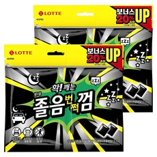 롯데웰푸드 졸음번쩍껌 트윈리필, 105g, 2개