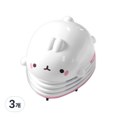2Youngdesign Molang迷你吸塵器, 毛毛兔, 3個