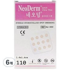 에버레이드 블리패치 네오덤스팟 1.4cmX1.4cm, 110개입, 6개