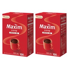 맥심 오리지날 아메리카노 블랙, 1g, 2개, 100개입