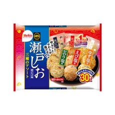 Befco 栗山 瀨戶夕揚綜合米果 Set 30包，多種口味, 野餐追劇零食, 156g, 1袋