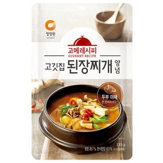 청정원 고깃집 된장찌개 양념, 130g, 1개