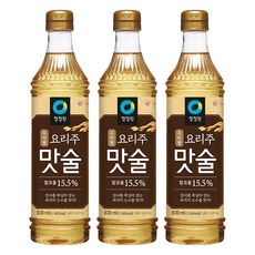 청정원 우리쌀 요리주 맛술, 830ml, 3개