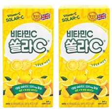 고려은단 쏠라C 정 레몬맛, 80정, 2개 80정, 2개