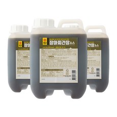 몽고식품 장아찌 간장 소스, 4.6L, 3개 3개, 4.6L