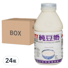 正康 純豆奶 原味，台灣在地農產品，優質大豆蛋白，植物蛋白飲料, 330ml, 24瓶