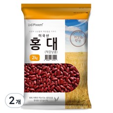 건강한 밥상 홍대 적강낭콩, 2kg, 2개