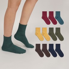 여자발목양말순면컬러