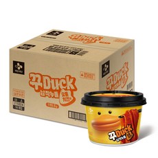 CJ제일제당 꾸덕 납작누들 숯불치킨맛 190.5g, 18개