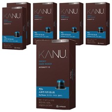 카누 스모키 다크 로스트 캡슐커피, 5.7g, 10개입, 6개