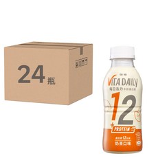金車 VITA DAILY 每日活力 牛奶蛋白飲，奶茶口味，蛋白質12g，50%牛乳含量, 350ml, 24瓶