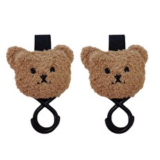 Geumkkaebi Bear 手推車包掛架, 棕色, 2個