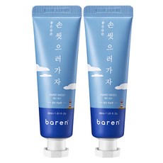 바렌 손씻으러가자 휴대용 핸드워시, 30ml, 2개