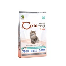  캐츠랑 NEW 전연령 올라이프 고양이 건식사료 닭 + 참치 3kg 1개  상품 이미지