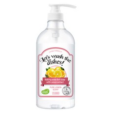 생활공식 베이킹소다 주방세제 퓨어레몬향, 1L, 1개