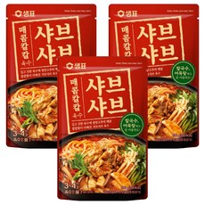 샘표 매콤칼칼 샤브샤브 육수, 200g, 3개