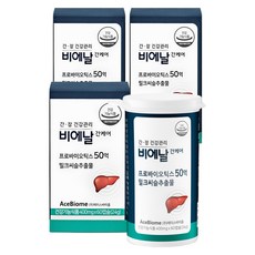 에이스바이옴 비에날 간케어 밀크씨슬, 60정, 27g, 3박스