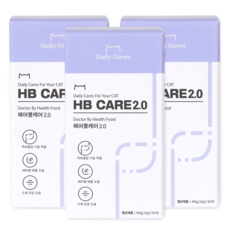  닥터바이 고양이 헤어볼케어 영양제 450g, 3세트, 헤어볼 예방 