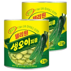 일미푸드 델리원 생 오이피클, 3kg, 2개 3kg, 2개