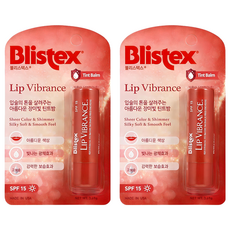 블리스텍스 립 바이브런스 립밤, 로즈레드, 3.69g, 2개 로즈레드, 2개