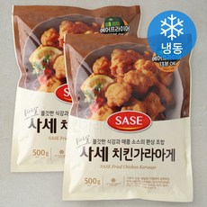 사세 치킨 가라아게 (냉동), 500g, 2개