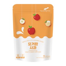 Little Spoon 乳酸菌優格球-蘋果, 優格點心, 蘋果口味, 6個月以上寶寶適用, 16g, 1包