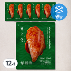 바르닭 소스 품은 닭가슴살 땡초맛 (냉동), 100g,