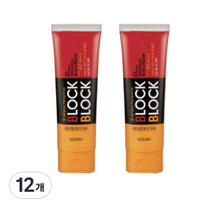 오뜨리 블록 앤 블록 오리지널 선크림 SPF42 PA++, 80g, 12개