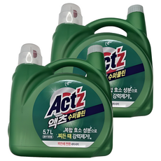 Act'z Super Clean液體洗衣精 正品, 5.7L, 2瓶