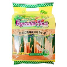 御之味 蔬菜棒棒餅, 256g/袋, Set 16包, 豐富蔬菜, 酥脆口感, 方便攜帶, 1袋