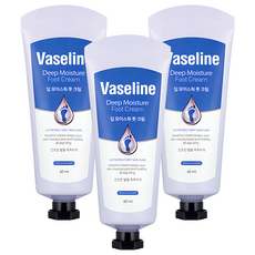 Vaseline 凡士林 C2Y 深層保濕足霜 60ml, 1入, 3個