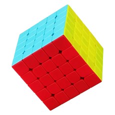 QYTOYS 奇藝 魔方格六階比賽專用魔術方塊, 六色配色, ABS安全塑料, 高質感無痕磨砂面, 六色螢光版, 1個