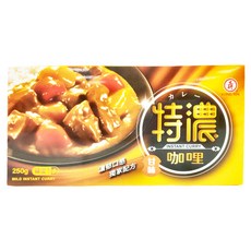 工研 特濃甘味咖哩 250g, 1盒
