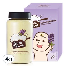 킨더퍼페츠 거품입욕제 카밍아로마, 4개