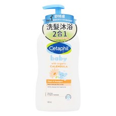 Cetaphil 舒特膚 baby舒緩洗髮沐浴露, 400ml, 1瓶