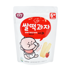 DDODDOmam 聰明媽媽 韓爸田園日記 米片片米餅 蘋果口味 20g, 6個月以上寶寶適用, 蘋果, 1包