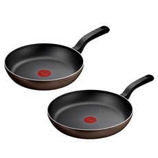 테팔 인덕션 티타늄 라이트쿡 프라이팬 24cm + 28cm, 1세트