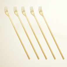 윌리브 국산 304스텐 라르고2 티타늄 커트러리 티포크 중, 5개, 단품