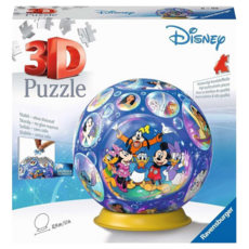 Ravensburger 維寶3D拼圖,迪士尼角色球,72片拼圖,立體拼圖,益智玩具,親子互動, 72片, 1盒