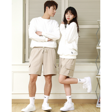 텐클로 빅사이즈 오버핏 아노락 포켓 반바지 TC-9805 - 이미지 4