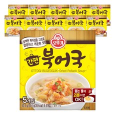 오뚜기 간편북어국, 52.5g, 10개