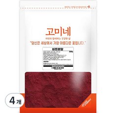 고미네 비트 가루, 300g, 4개