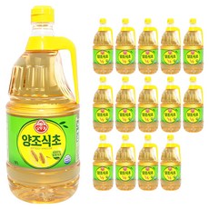 오뚜기 양조 식초, 1.8L, 15개