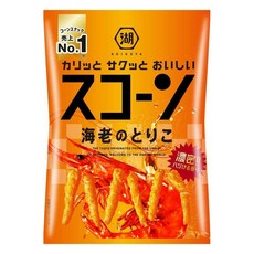 湖池屋玉米棒 蝦子風味,77g, 酥脆口感與濃郁蝦味完美結合，每一口都是味蕾的極致享受, 1包